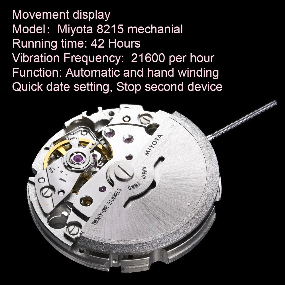 Luxury Gold Hip Hop Iced Out Automatic Diamond Watch