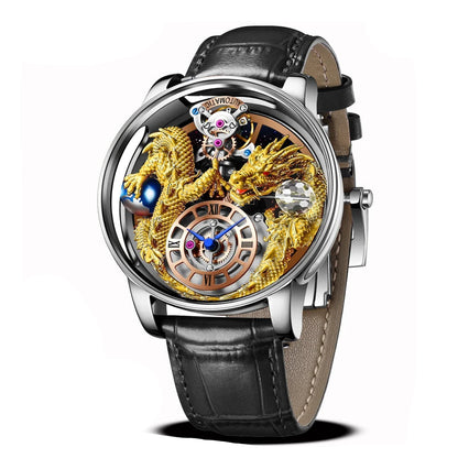 Diamond Tourbillion Top Brand Luxury Astronomia Quartz waterproof Watch
