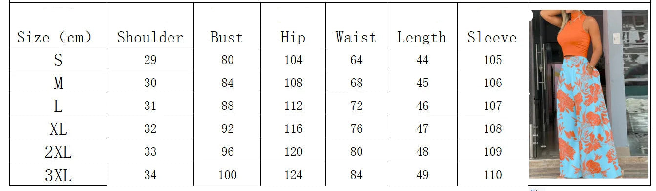 Casual Sleeveless Tank Top Wide Leg Pants Set