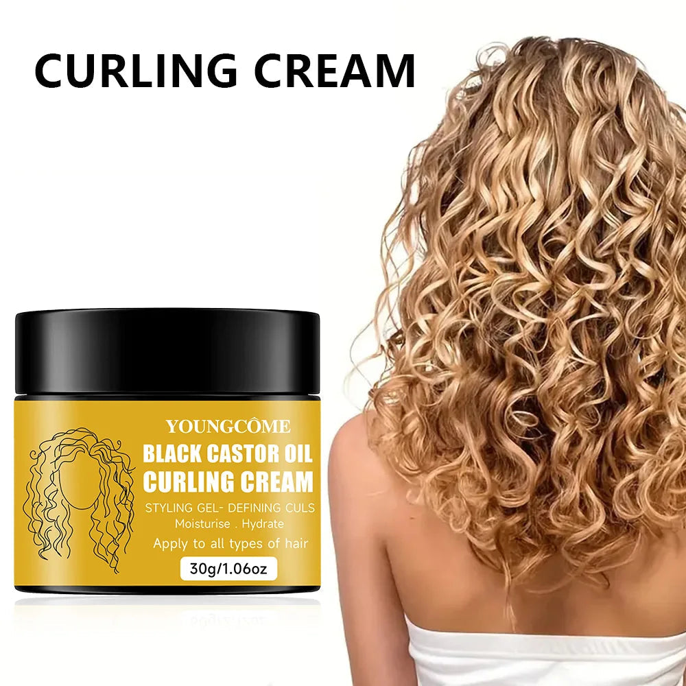 Black Castor Oil Hair Conditioner Ultra-Moisturizing & Curl-Defining Treatment