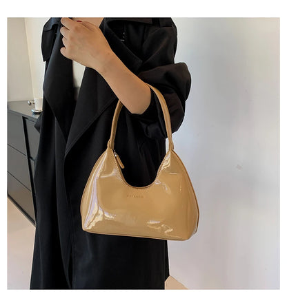 DANA Patent Leather Tote Bag