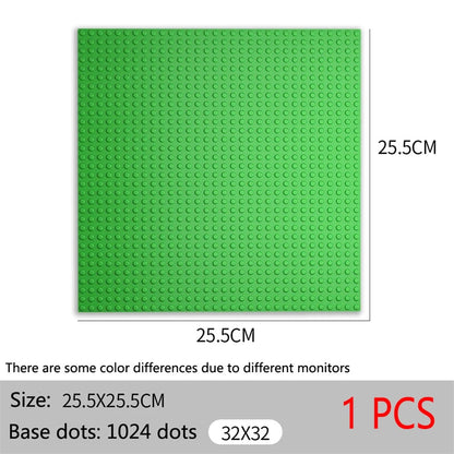 Baseplate 32x32 16X32 Dots Classic Brick Plate Building Blocks