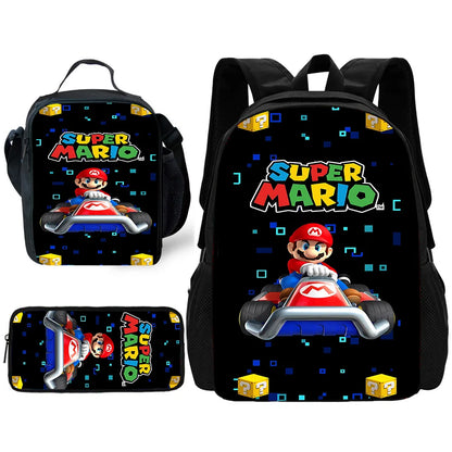 Anime Game Crazy M-M-Marios Backpack School Bags