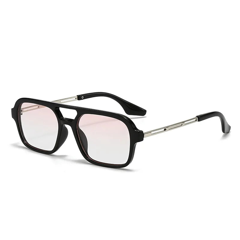 Vintage Metal Frame Square Sunglasses