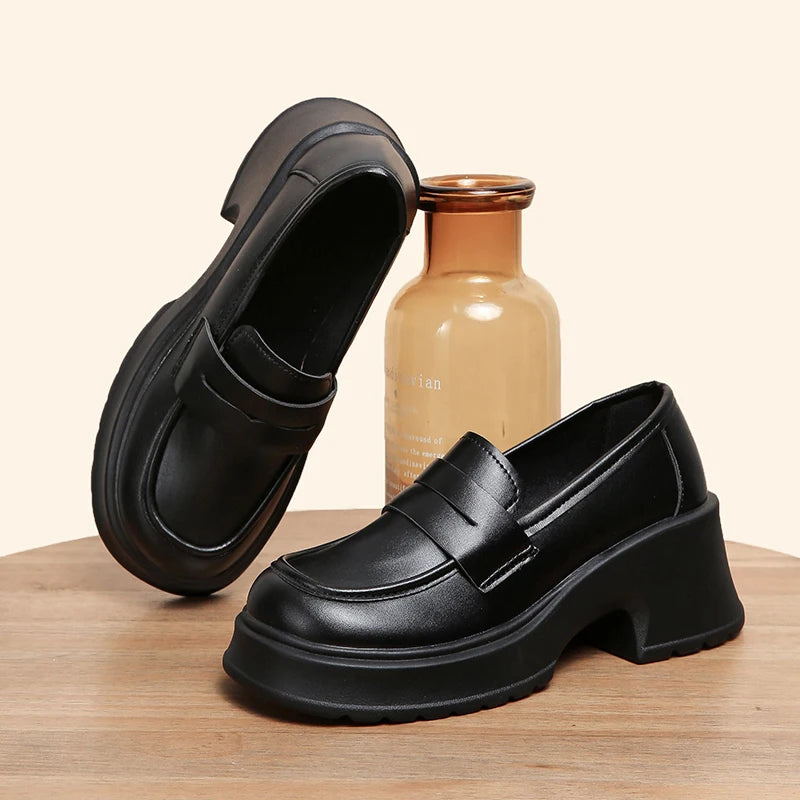 Loafers British Style Slip On Mary Jane Shoes
