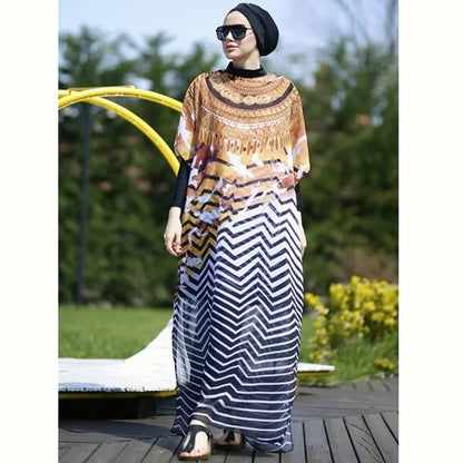 Burkini Cover Ups Muslim Swimwear Bathing Abaya