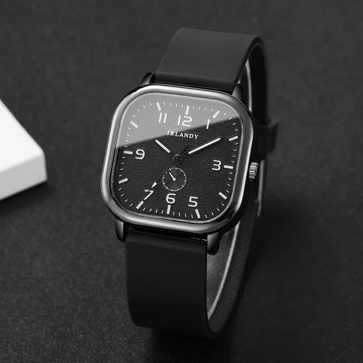 DANA Square Silicone Strap Watches