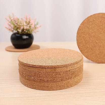 30/1PCS Coaster Natural Round Wooden Cup Mat