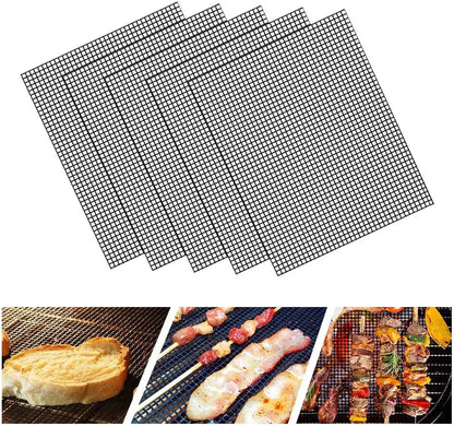 Barbecue Mats Barbecue Grill Mesh High Temperature Resistant Cuttable