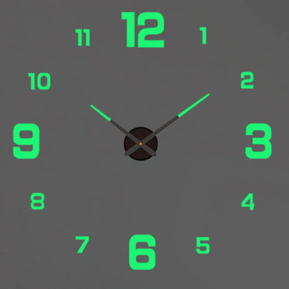 Large Wall 3D DIY Quartz Acrylic Mirror Stickers Clocks