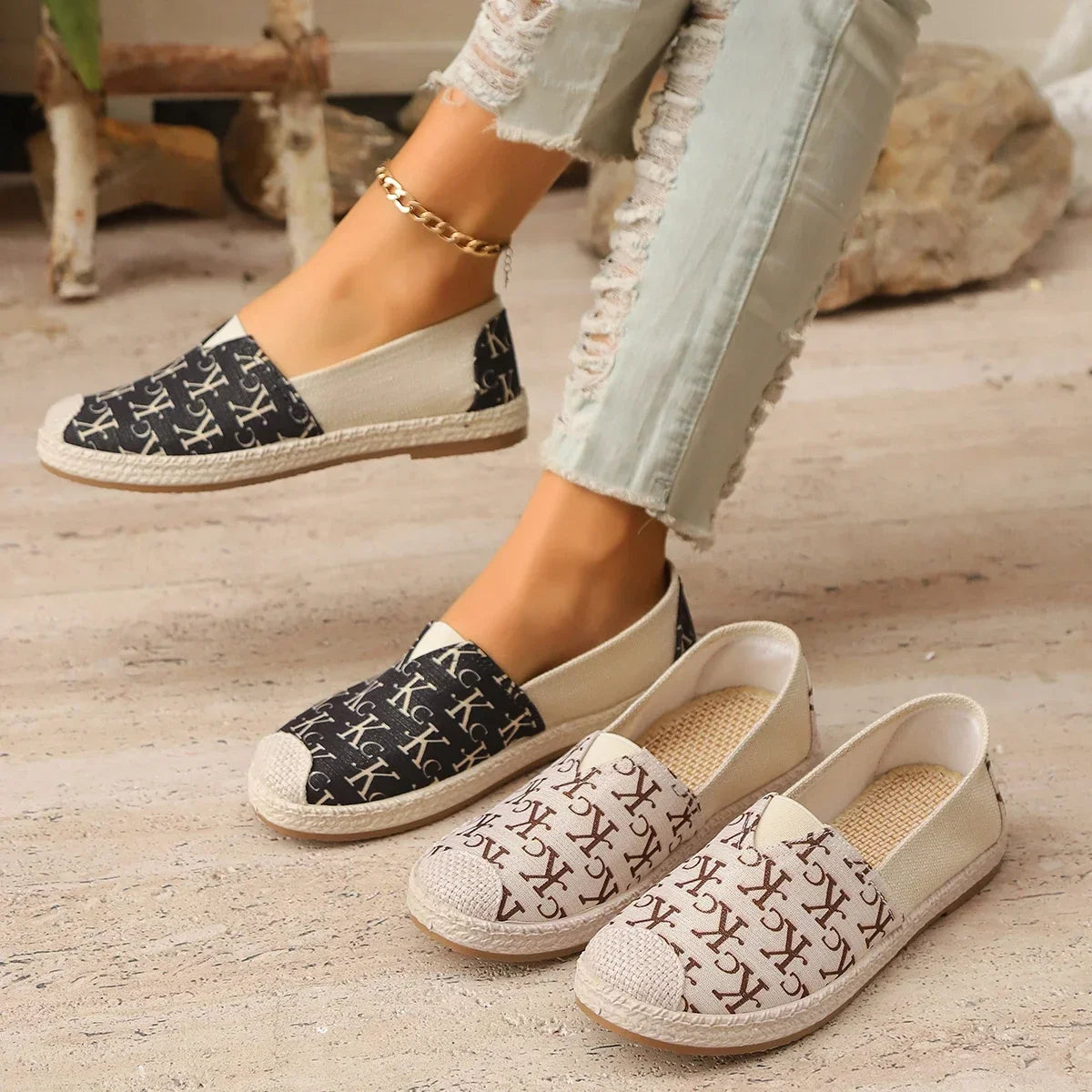 Handmade Lace Flats Breathable Shoes