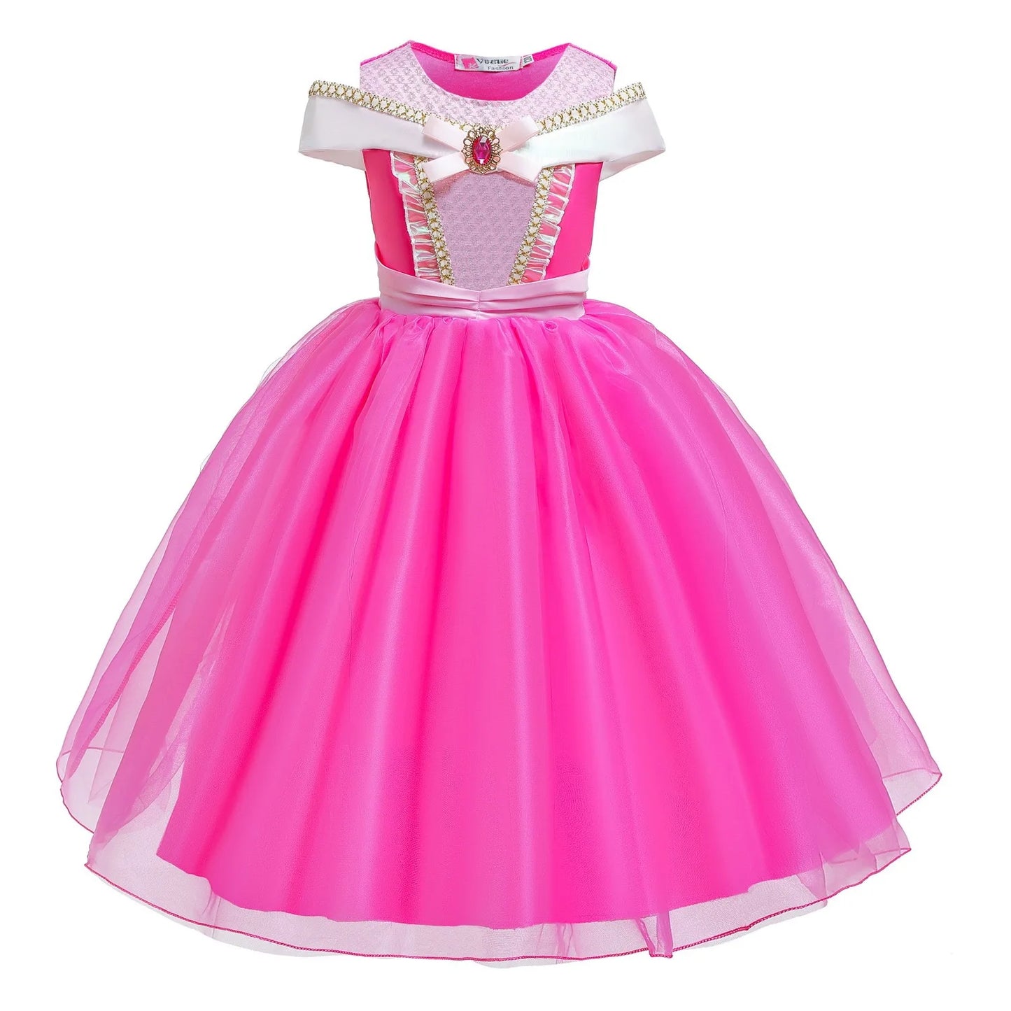 Pink Aurora Cosplay Costume Princess Dress