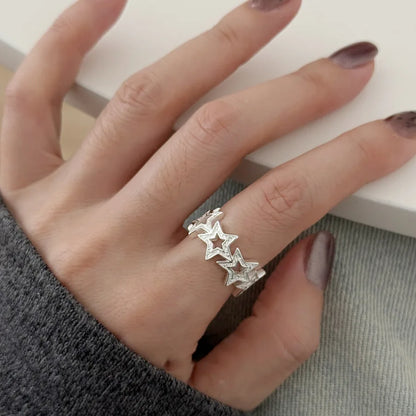 DANA 925 Sterling Silver Arched Wide Ring