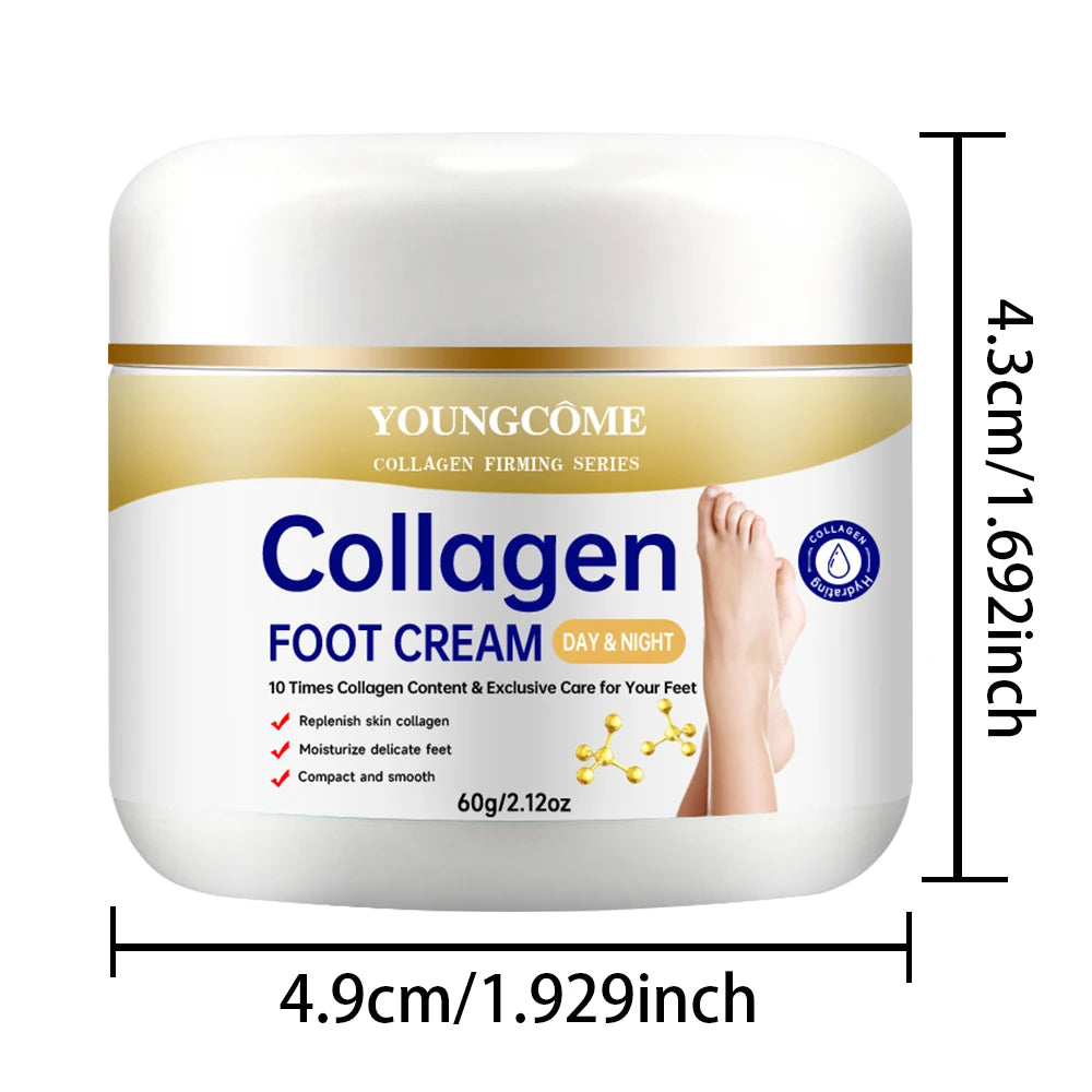 Crema de colágeno para pies, crema herbal antigrietas para pies