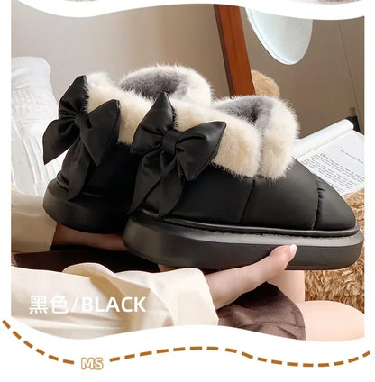 Cute Warm Ankle Waterproof Snow Boots