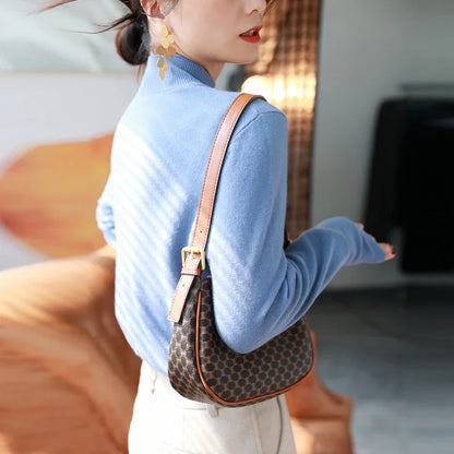 Slim Long Sleeve Soft Warm Pullover