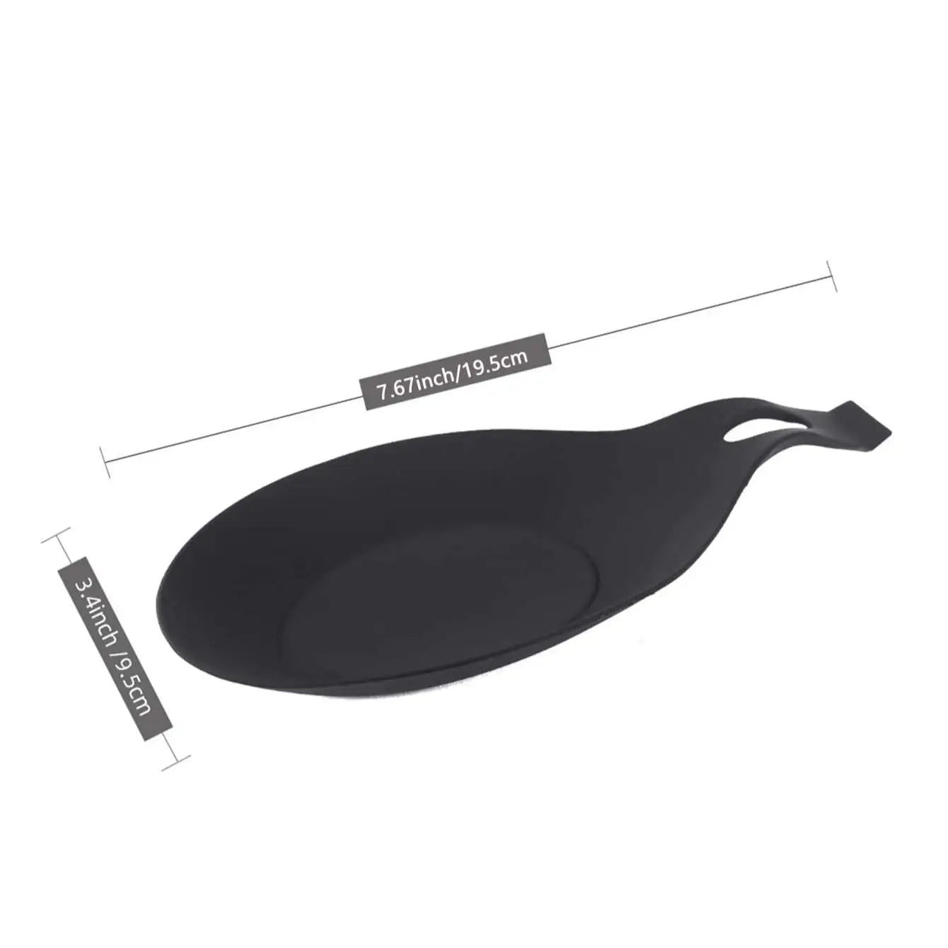 1Pc Silicone Spoon Shelf Heat Resistant