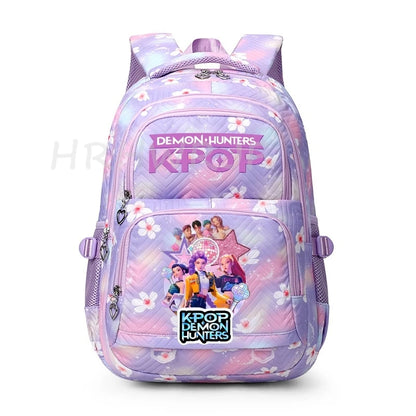 K-pop Demon Hunters Backpack Girls Boys Youth School Bags