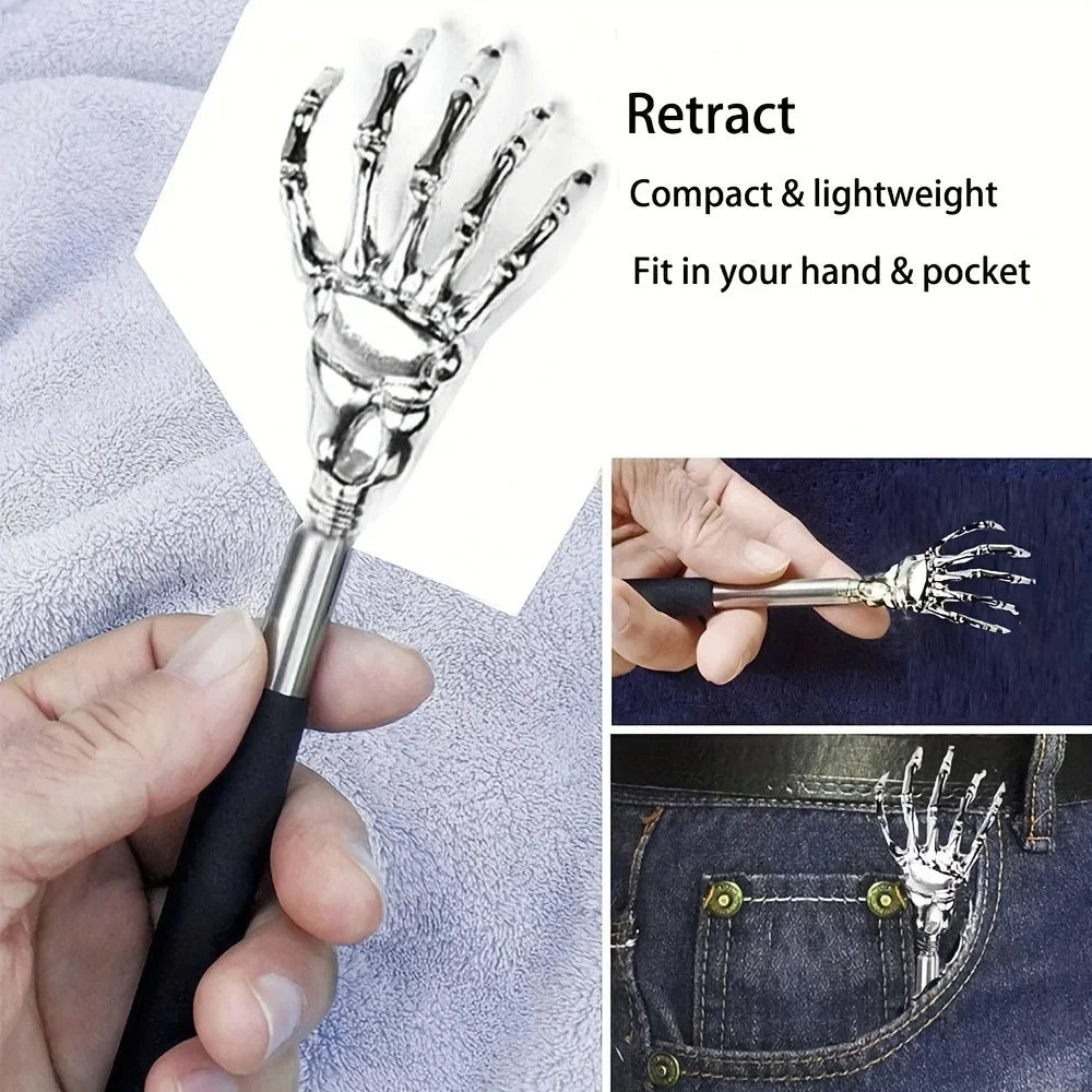 Portable Extendable Back Scratcher Stainless Steel