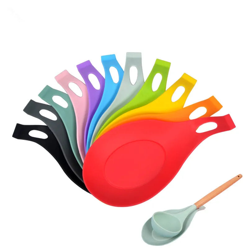 1PC Food Grade Silicone Spoon Mat Silicone