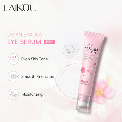 LAIKOU Sakura Eye Serum Roller Massage