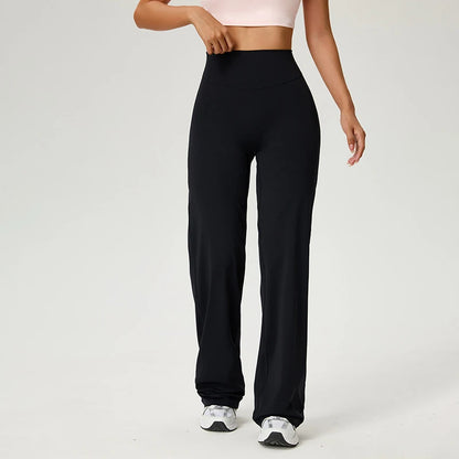 High Waist Wide Straight-Leg Ultra Soft Yoga Pants