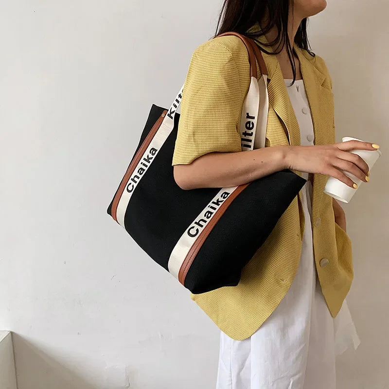 Canvas Shoulder Strap Bag
