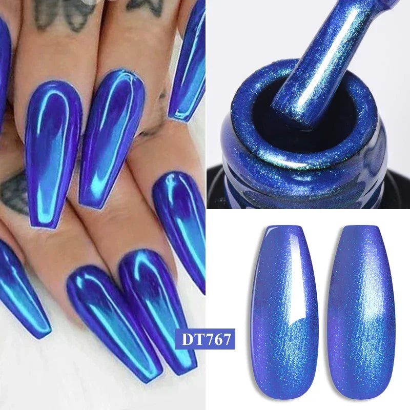 7ml Red Series Gel Nail Polish Glitter