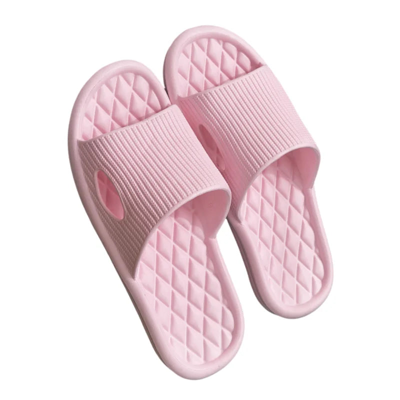 Summer Light Home Soft Solid Color Flip Flops Slippers