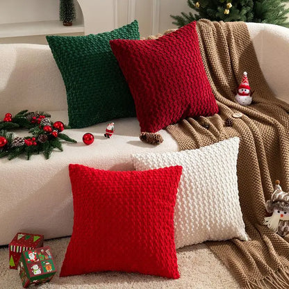 Soft velvet double-sided design sofa cushion cover