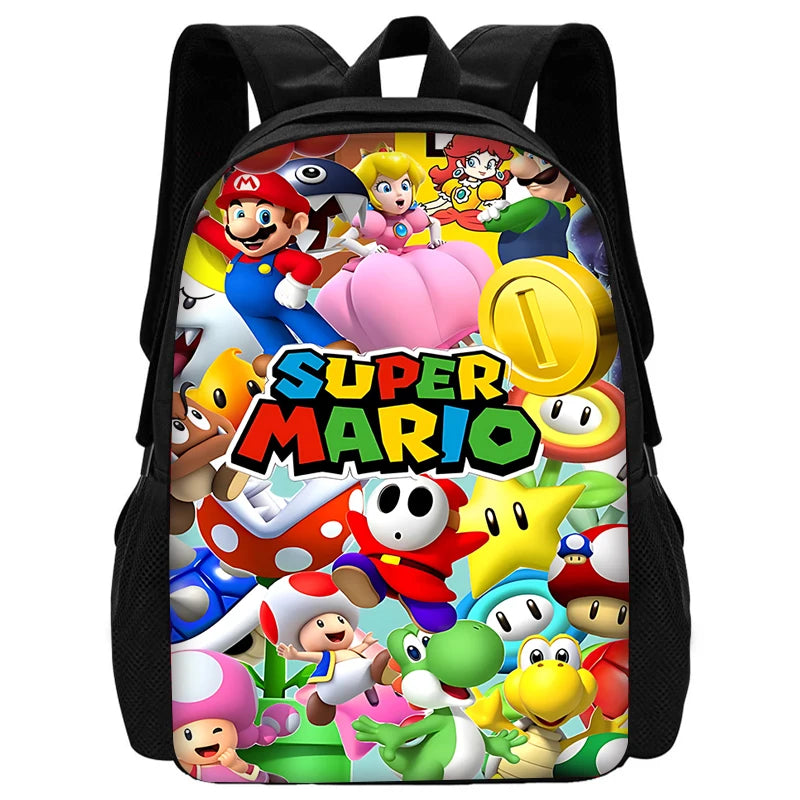 Anime Game Crazy M-M-Marios Backpack School Bags