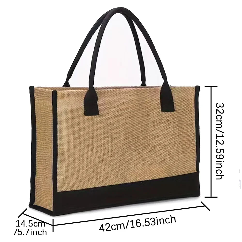 Large Capacity Grocery Letter Pattern Bags