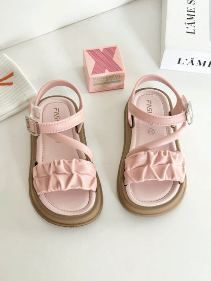 Breathable bow decoration suitable for indoor anti-slip, cartoon Sandals