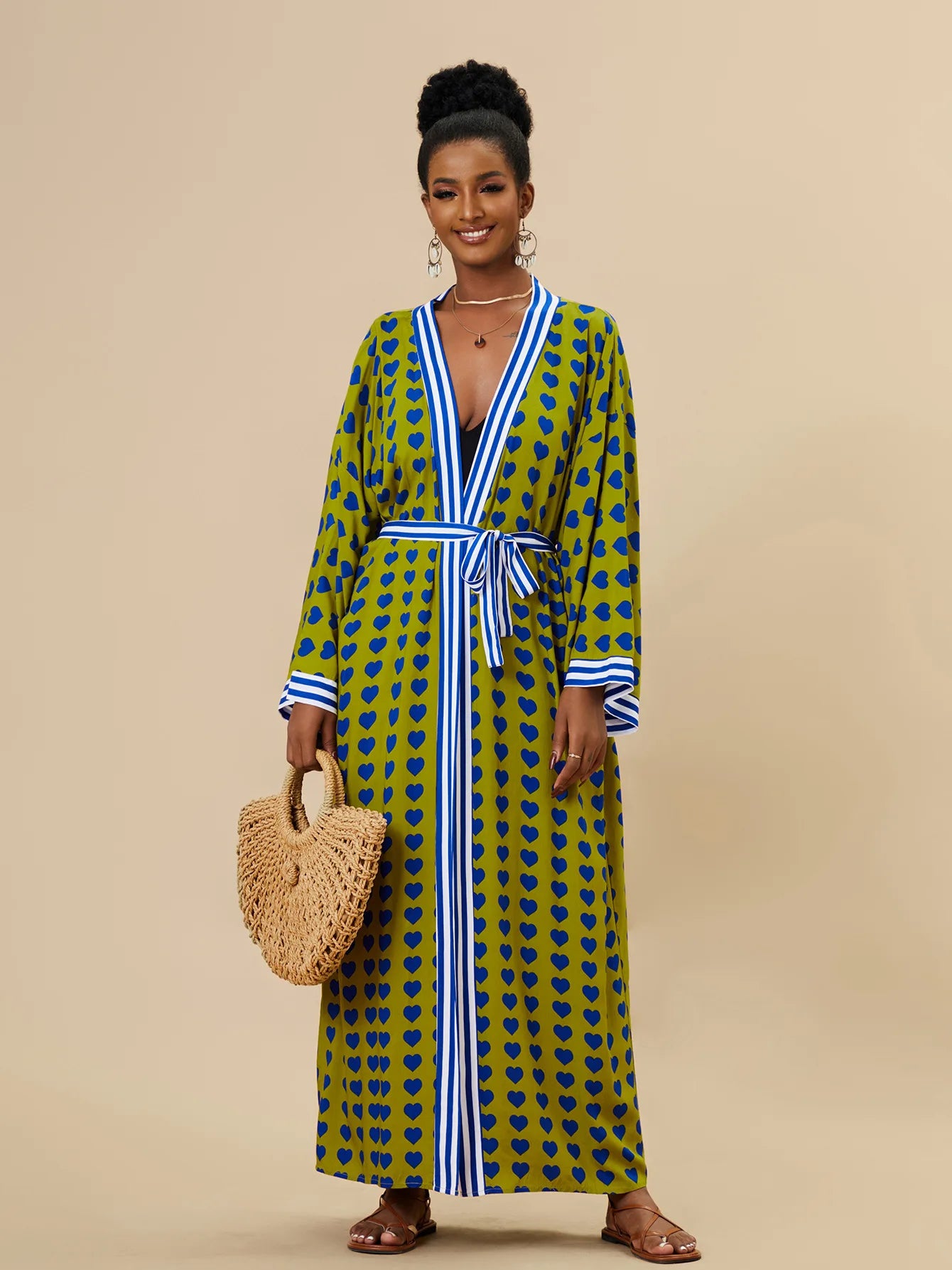 Swimsuit Beach Cover Up dress Sleeve Kaftan Beach Bikinis Cover