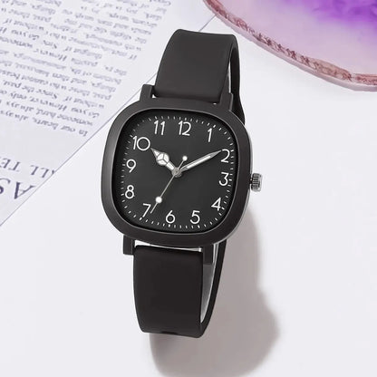 Quartz Simplicity Causal Silicone Strap Quartz Watch