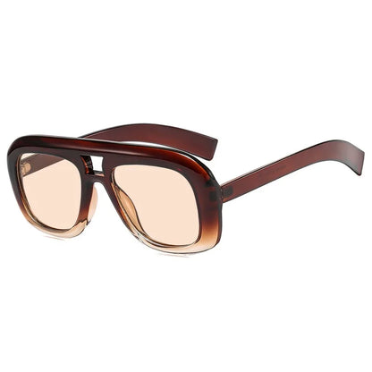 vintage square oversize sunglasses