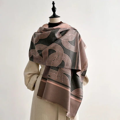 Winter Scarf  Wraps Thick Cashmere Imitation