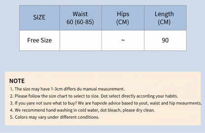 High Waist Big Swing half fairy skirt