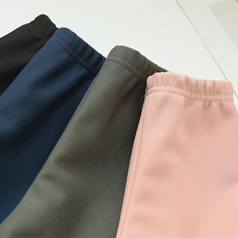 Cartoon Rabbit Cashmere-Style Leggings Baby Girl Pants