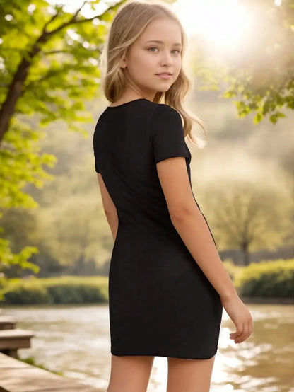 Hip Hugging Slim Fit Mid Size Dress