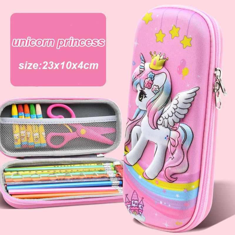 3D Kawaii Pencil Case EVA Large Capacity Waterproof Light Pencil Box
