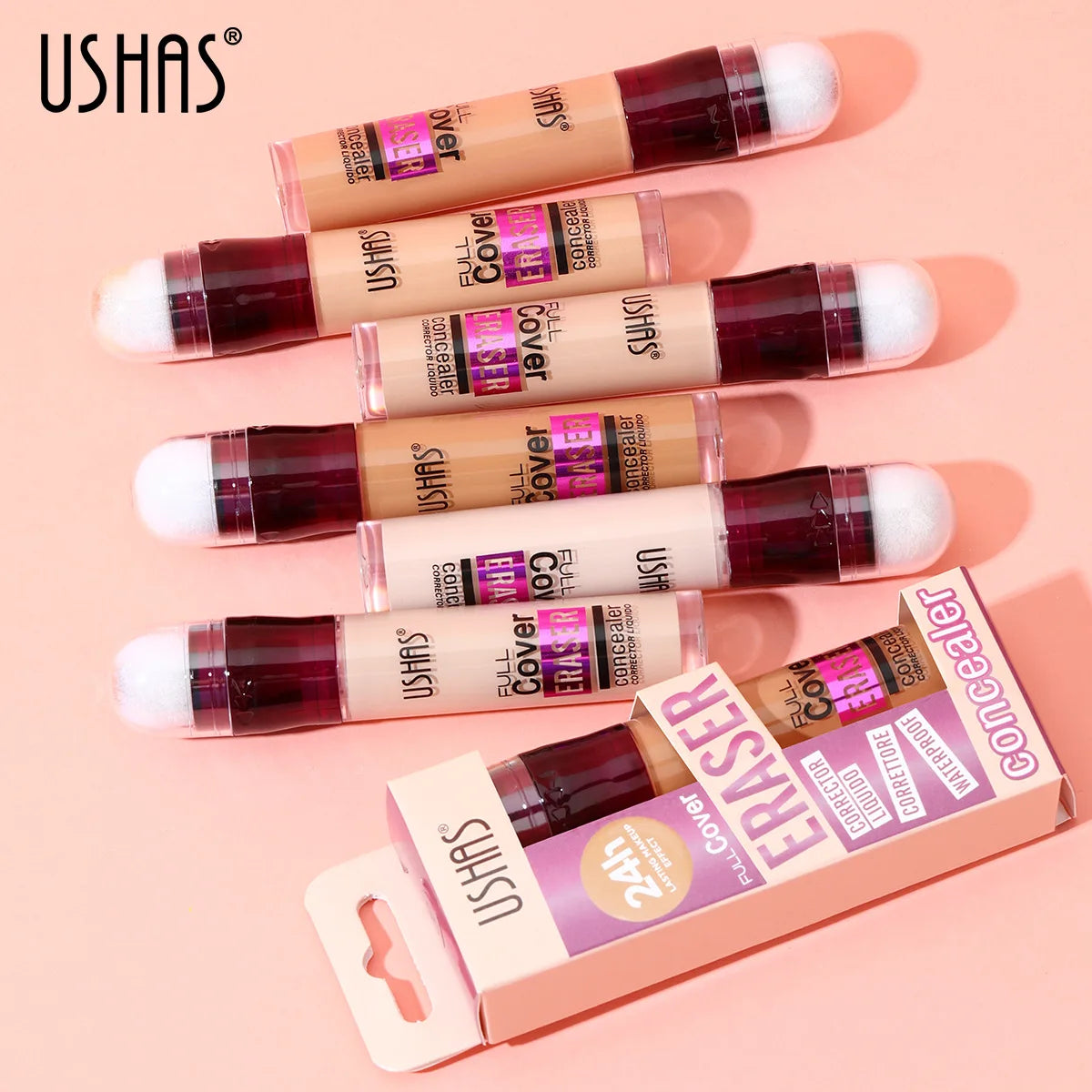 Facial Concealer Sponge Head Matte Liquid Foundation