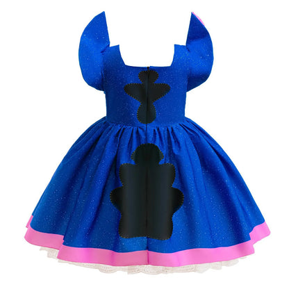Cartoon Disney Stitch Cosplay Costume Dress