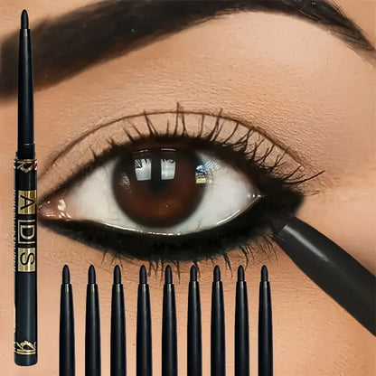 3PCS/9PCS Long-Lasting Waterproof Black Eyeliner Pencil