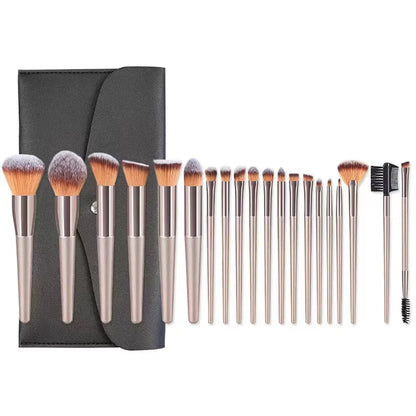 12pcs Makeup Brush Kit Soft Synthetic Hair Make Up Brushes Foundation Blush Eyeshadow Cosmetic Makeup Tools