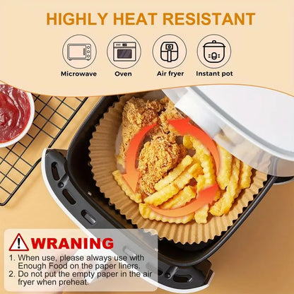 1/100PCS Air Fryer Disposable Paper