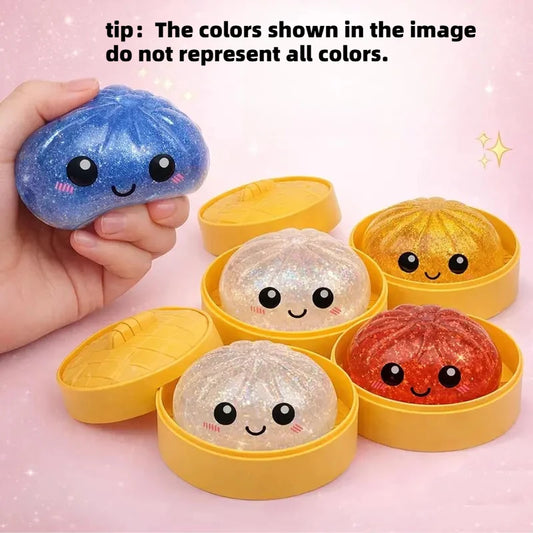 Steamed Bun Squeeze Simulation Bao Stress Relief Fidget Toy