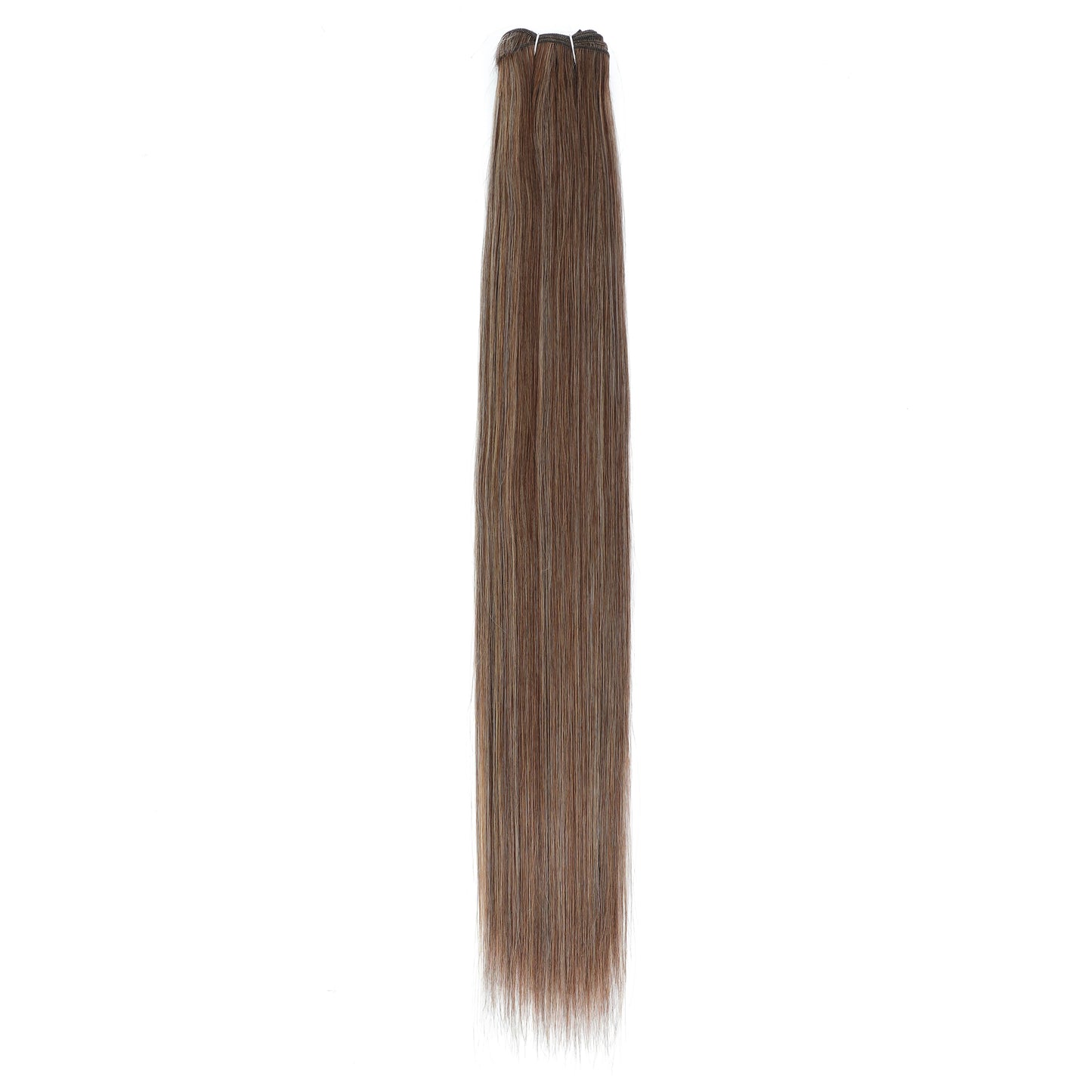 Bone Straight Hair Extensions Brown Color