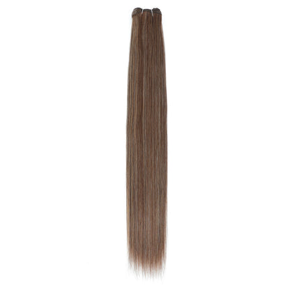 Bone Straight Hair Extensions Brown Color