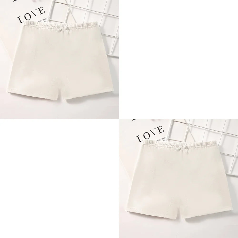 1/2 Pcs Kids Girls Panties Cotton Breathable Safety Pants